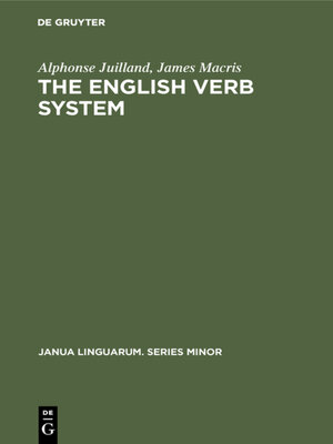 cover image of The English Verb System
